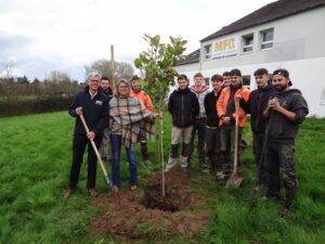 Un relais d'arbres dans les mfr de loire-atlantique