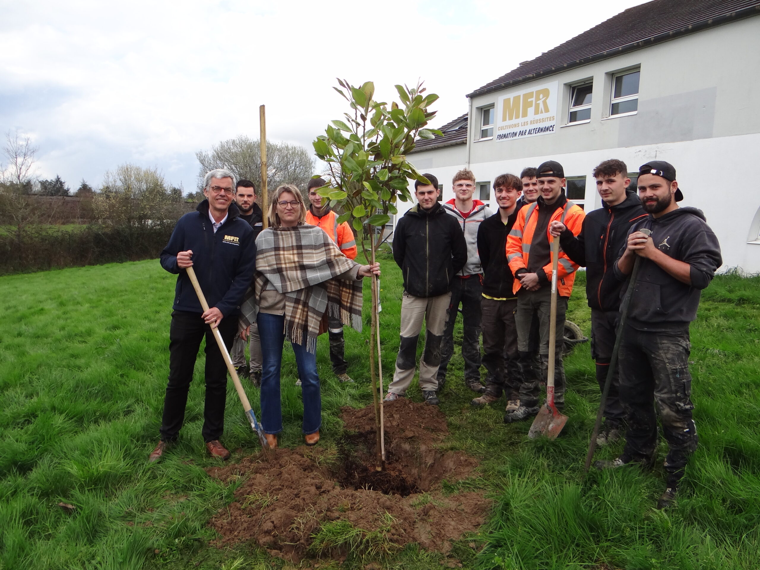Un relais d'arbres dans les MFR de Loire-Atlantique